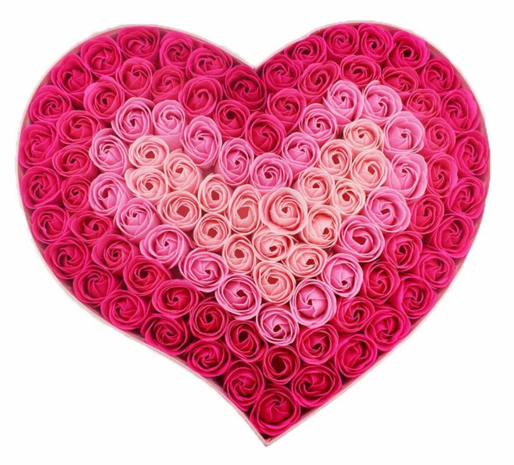 Мыло для мытья тела в форме сердца 100 шт.|head head|head flowerhead wash |