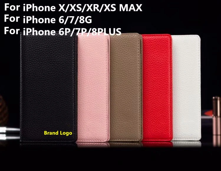 Чехол для Телефона Iphone 6 6s 7 8 Plus iphone X XS MAX XR роскошный брендовый бумажник кожаный