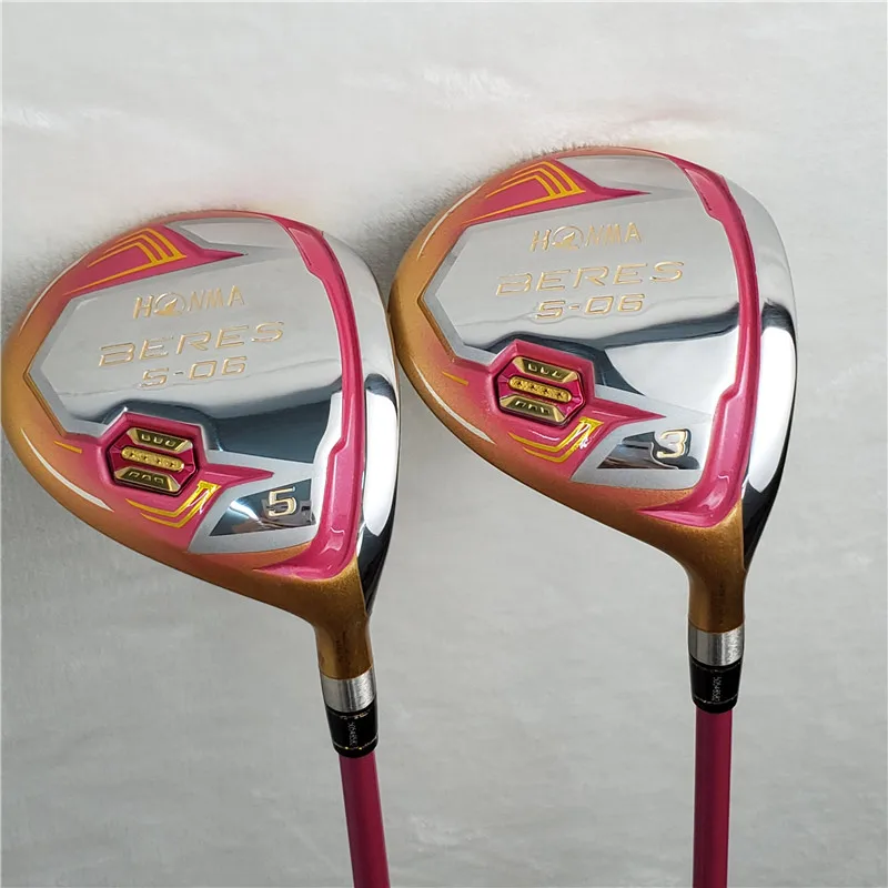 fariwat wood New Women Golf clubs HONMA S-06 4 Star Gold color Golf driver 11.5 loft Graphite L flex driver Clubs Free shipping - Цвет: fariwat wood