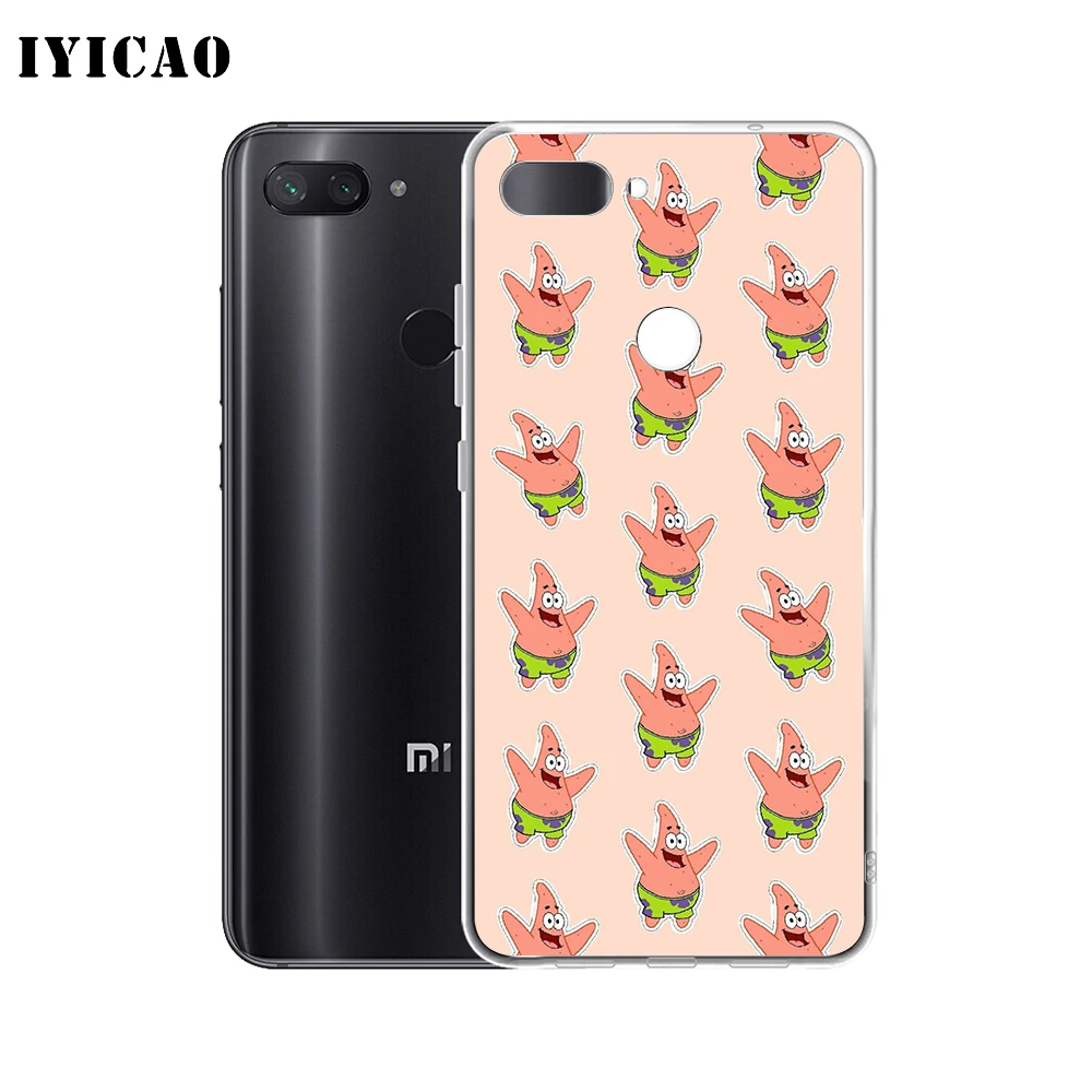 IYICAO Мягкий силиконовый чехол для телефона с Патриком звездой Xiaomi Redmi 4A 5A 6A Note 7 6 5 Pro