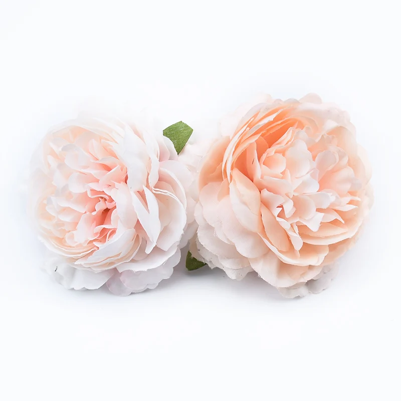 

8CM Scrapbook Peony head flower wall diy christmas decor for home Party wedding bridal accessories clearance artificial flowers