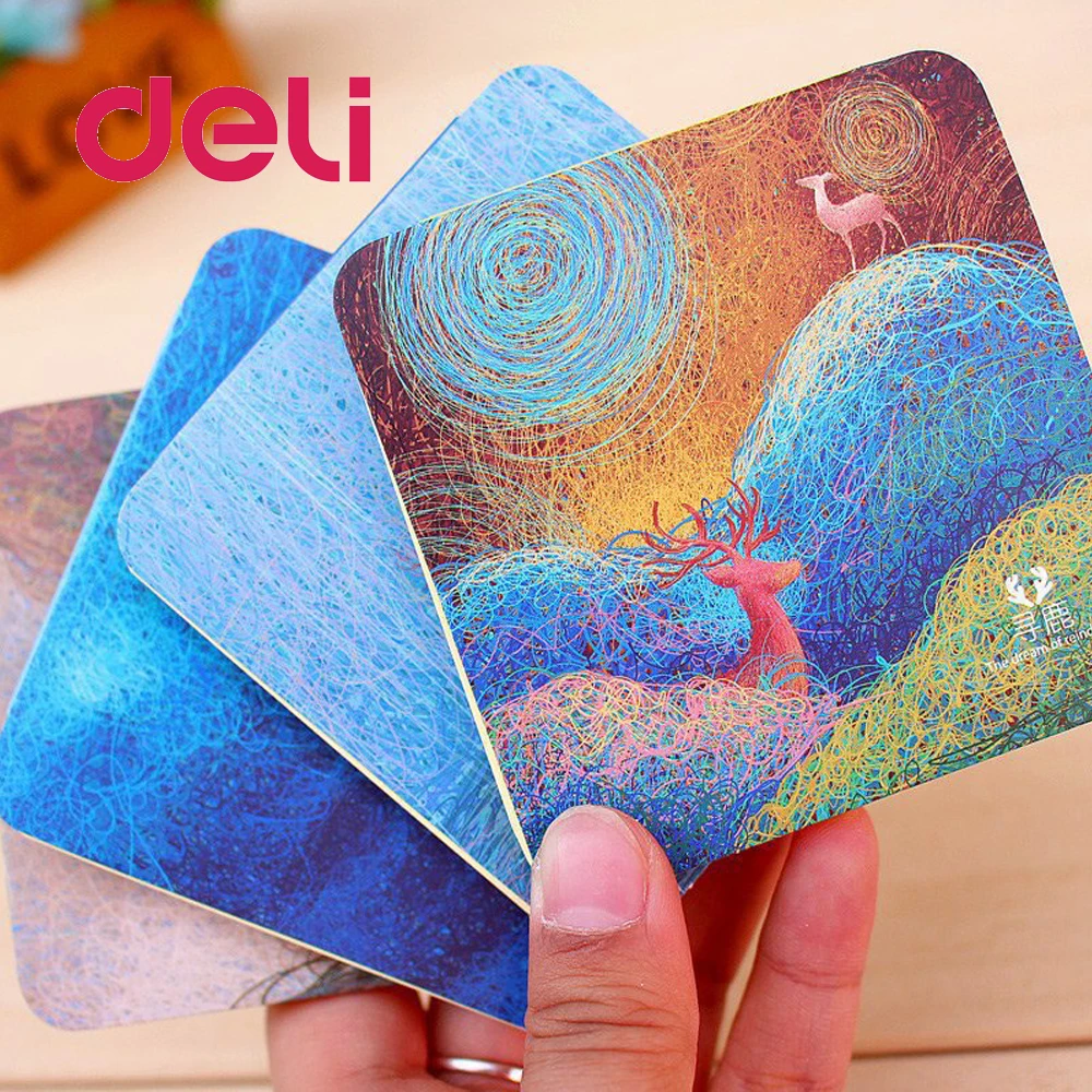 Deli 1 шт. креативная мини бумага для заметок 50 страниц липкие DIY студенческие