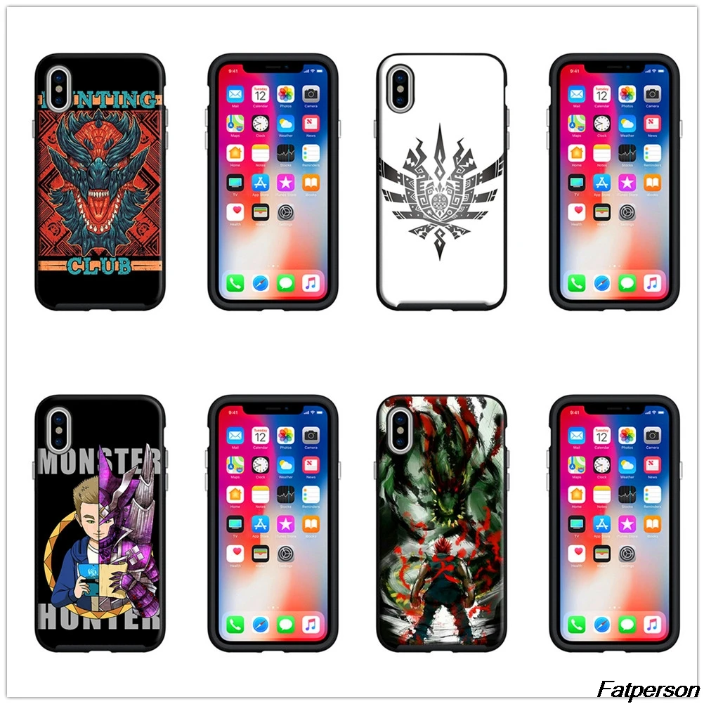 MONSTER HUNTER WORLD Black soft Silicone TPU Phone Case Cover For Apple iPhone X 8 8plus 7 7plus 6 6splus 5 5s SE Coque cases | Мобильные