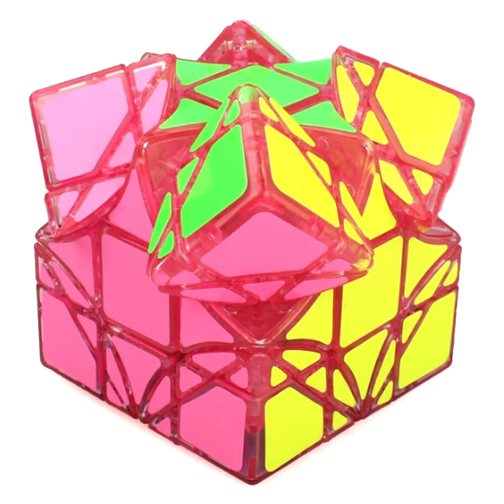 Абсолютно Limcube Dreidel прозрачный розовый 65 мм 3x3x3 магический куб скоростные Кубики-головоломки(ограниченная серия) детские игрушки