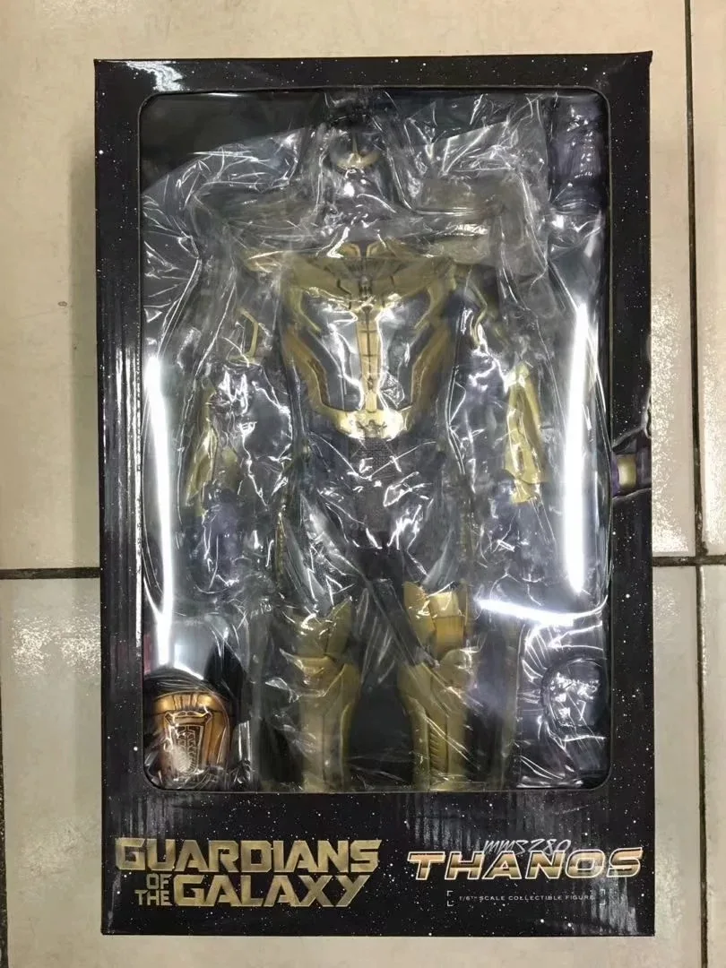 Горячие игрушки совместимые с Marvel Thanos in Avengers 36 см подвижные фигурки для