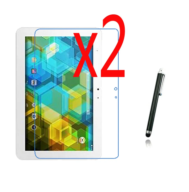 2x пленка + ткань 1x Стилус прозрачная защитная для ЖК экрана BQ Edison 3 10 1
