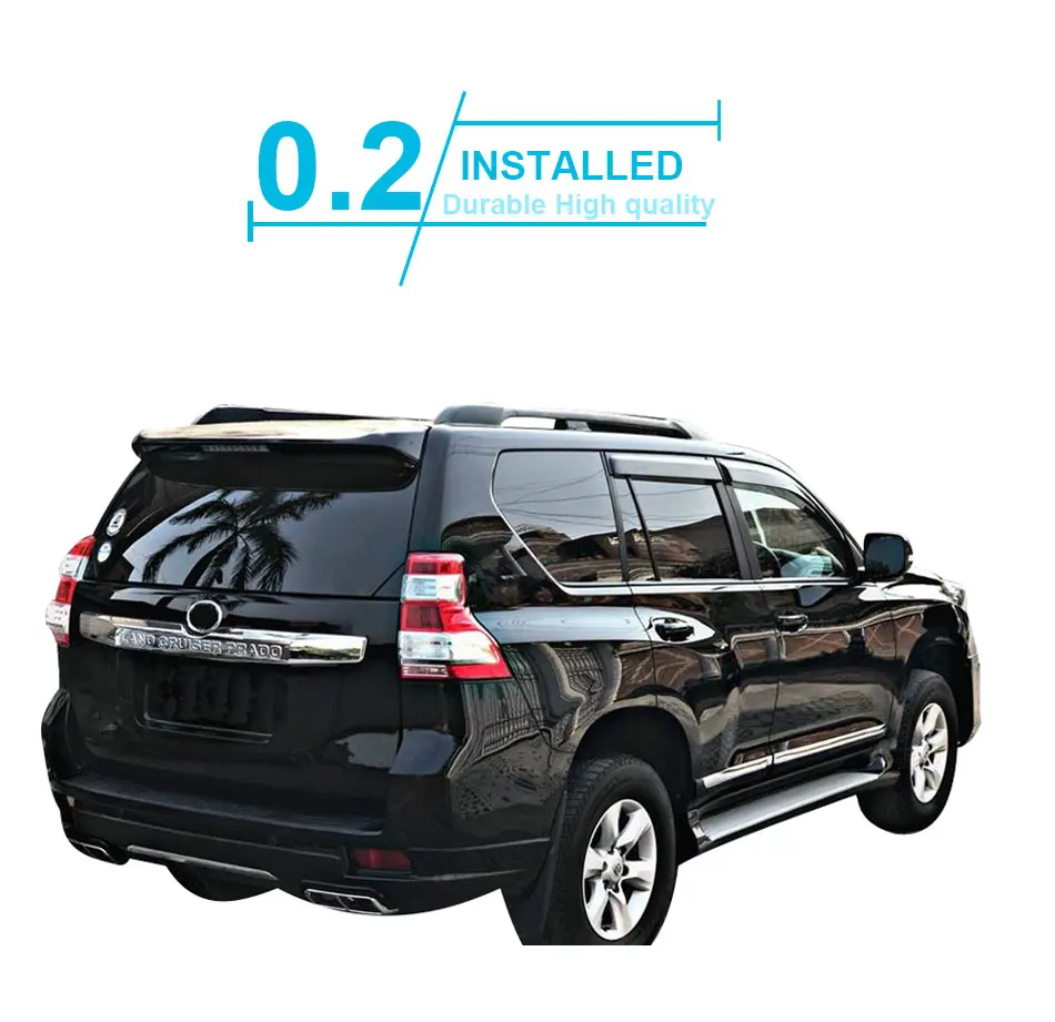 Дождевой козырек защита от ветра для toyota prado fj150 land cruiser дефлекторы боковых окон автомобильные аксессуары YCSUNZ