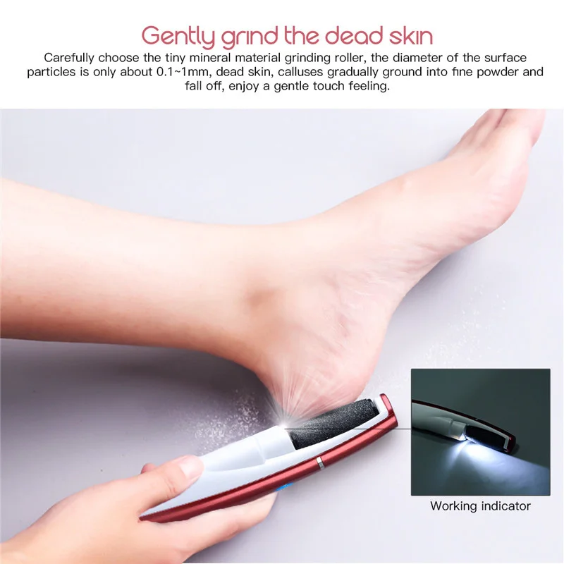 Электрический удалитель мозолей электронный пилка для ног USB зарядка жесткий
