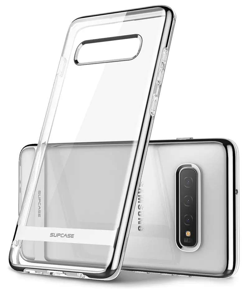 SUP чехол для samsung Galaxy S10 Plus чехол 6,4 дюймов UB Metro Премиум Тонкий Мягкий ТПУ чехол с гальваническим покрытием Прозрачный чехол