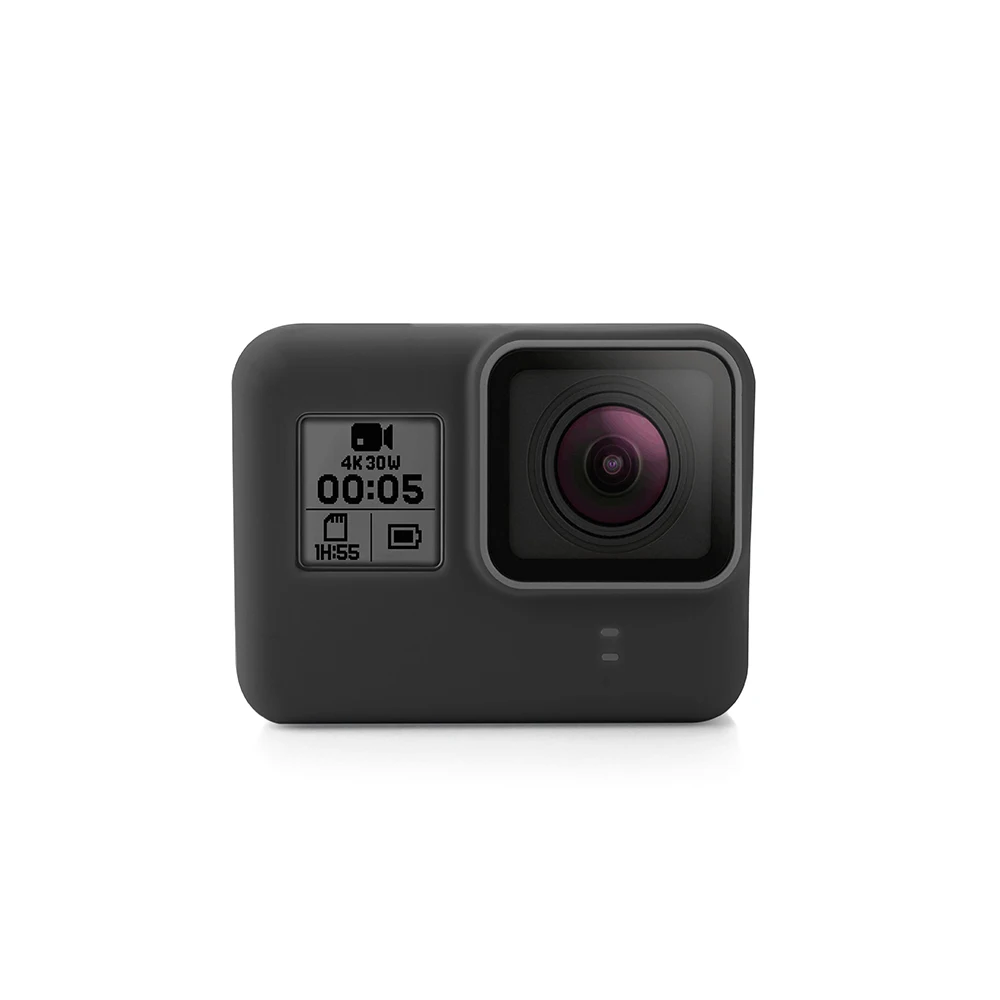 Vamson для Gopro Hero 7 black 6 5 Аксессуары Мягкий силиконовый чехол защитный чехол для Gopro Hero 7 6 5 Black Action camera VP629 - Цвет: VP629-Black
