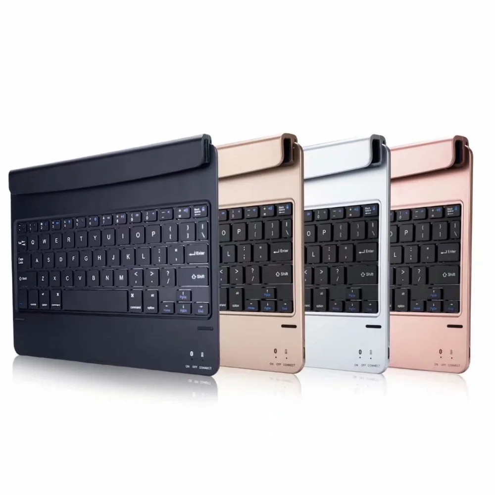 Чехол для Apple iPad 9 7 2018/2017/Air/Air2/Pro с русской/испанской/ивритом тонкой беспроводной