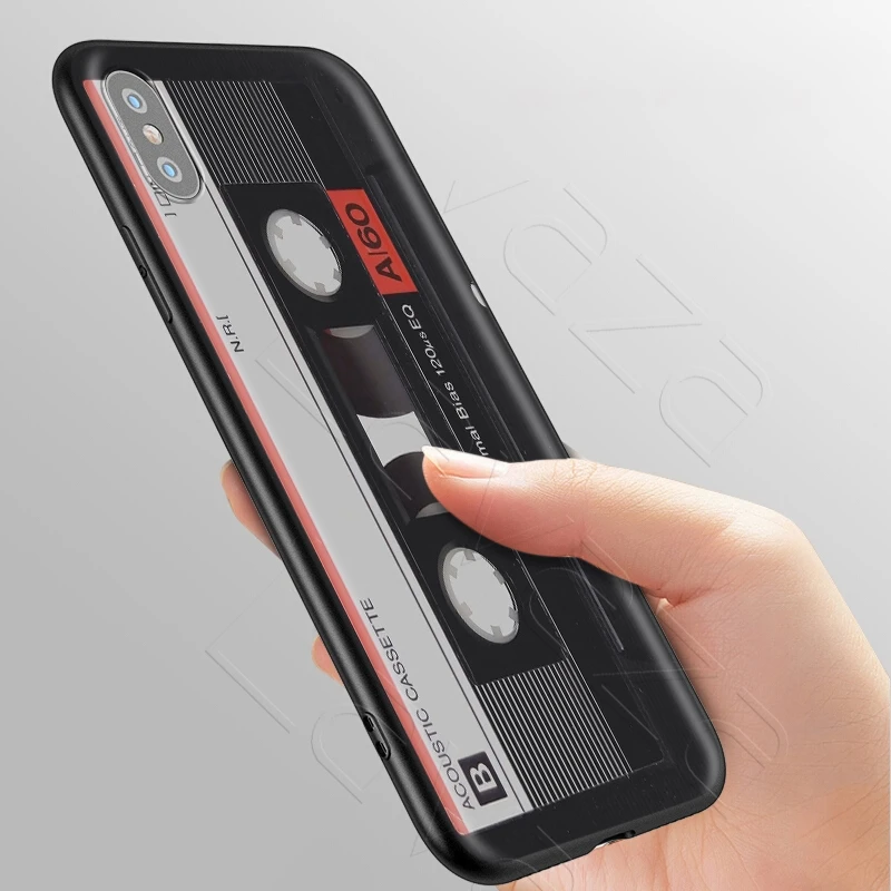 Lavaza оригинальный ретро Кассетный чехол для iPhone 11 Pro XS Max XR X 8 7 6 6S Plus 5 5s se |