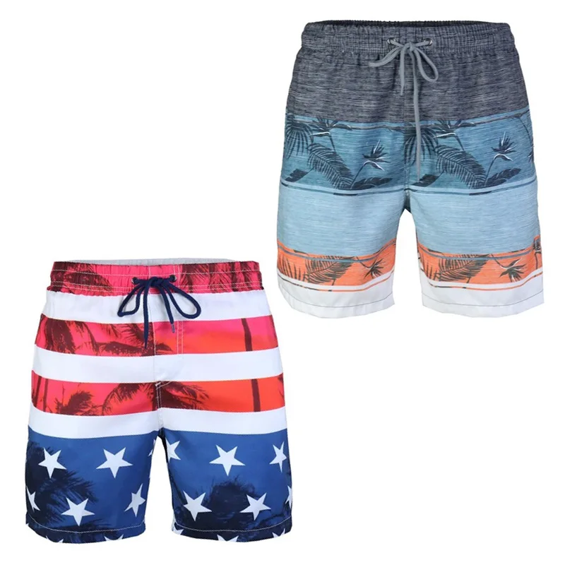 Быстросохнущая Для мужчин дышащие доска Шорты Пляжные шорты купальники