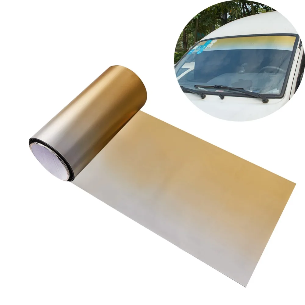 

Windshield Tint Film Sun Shade Car Sticker PVC Sunshades Sticker Wrap Decal Films 1 Roll