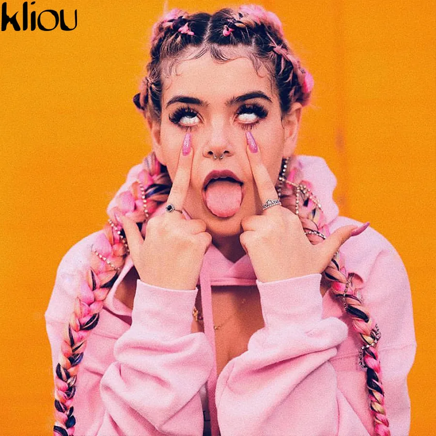 Weirdgirl, новинка, длинный рукав, с капюшоном, для женщин, сплошной цвет, укороченный, короткие, толстовки, осенние, женские, на бретелях, сексуальные, пуловеры, повседневные, толстовки