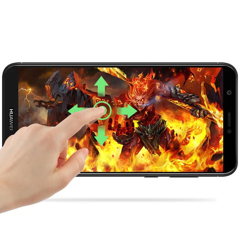 Защитное стекло для Huawei P Smart полноразмерная защита экрана 5 65 дюйма закаленное p