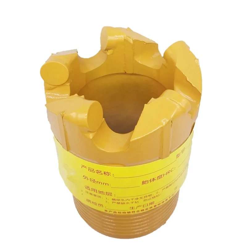 Алмазное буровое долото PDC для бурения скважин на угле и майнинге 3 крыла Coring|drill