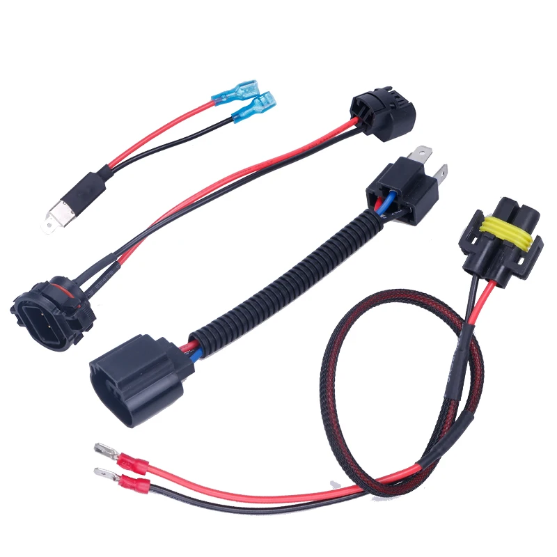 CARLitek 1 шт. комплект автомобильных фар разъем провода для Led H1 H3 H4 H7 H11 H13 9006 9007 5202