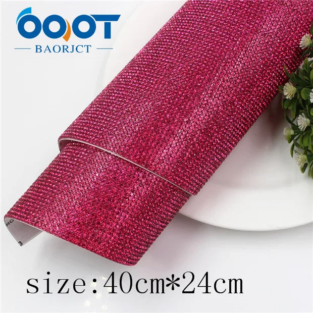 I-19516-1227 OOOT BAORJCT I-19516-1224, размер 40 см* 24 см, 1 шт., блестящая наклейка со стразами, украшение для свадебной вечеринки - Цвет: I-19516-1227