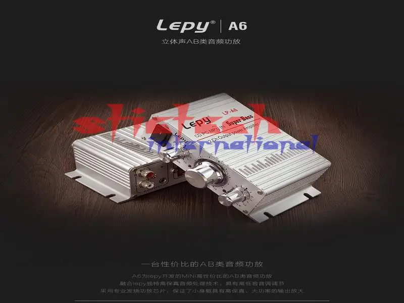 DHL/FedEx 20pcs LP A6 Lepy Mini 2 Ch Hi-Fi стерео аудио автомобильный домашний усилитель выходной мощности для мобильного телефона Горячая