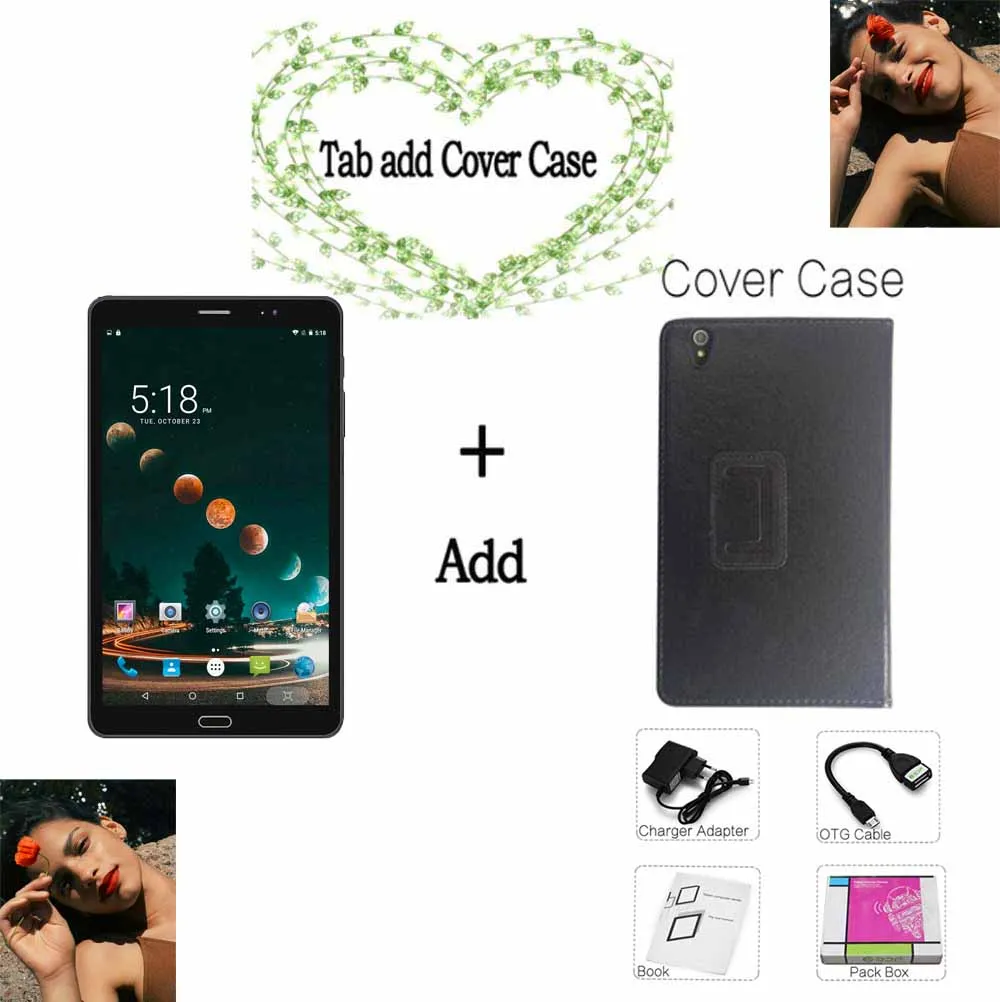 4G LTE Add Holster BDF, 8 дюймов, планшетный ПК, 4G, LTE, планшет с функцией звонка, две sim-карты, 1920*1200, ips Tab, 4 ГБ/64 ГБ, планшет, Android 7,0, четыре ядра, ПК, настольный 8 - Комплект: 4G LTE Add Holster