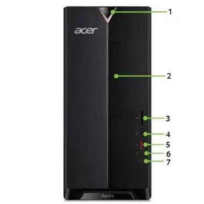 Acer (DG. e0XEB. 007) процессор ACER ATC 885 Ci5 8400 8 жесткий ГБ 1 ТБ GTX 1050Ti 4 жестких DVDRW FREEDOS|Корпуса