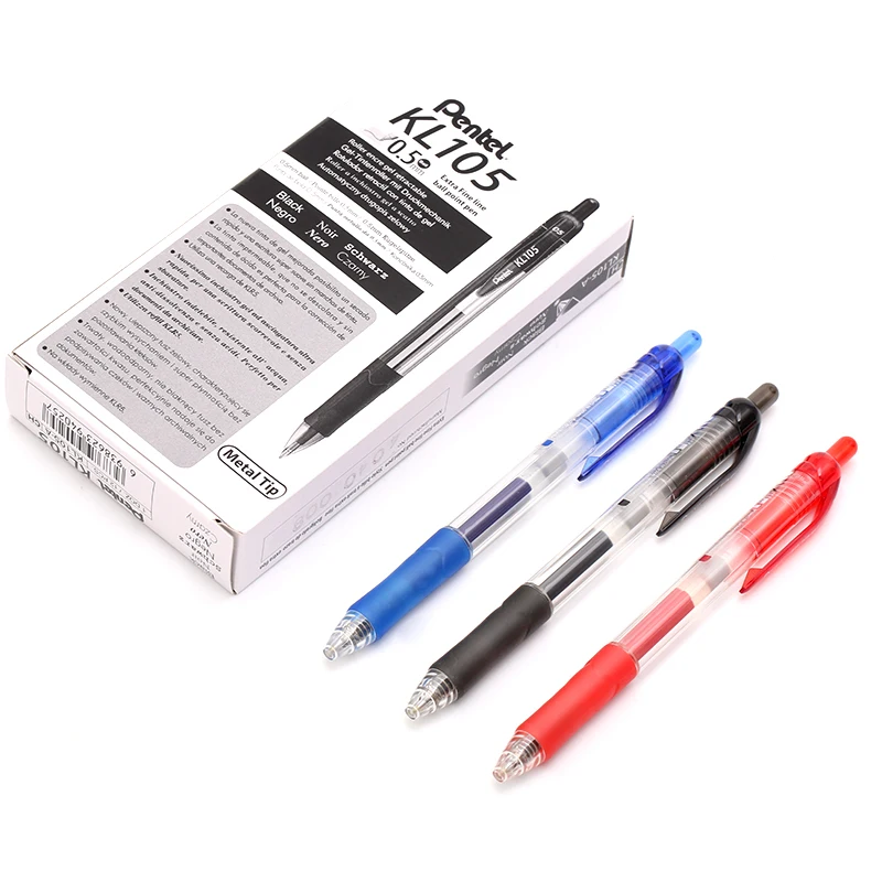 Цельнокроеное платье Pentel Водонепроницаемый Пресс типа гелевая ручка KL105