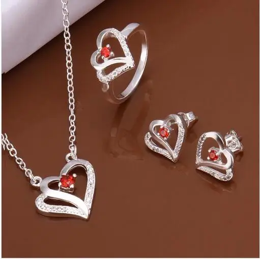 S491 Оптовая Продажа Модные с серебряным покрытием jewelry Любовь Романтика прекрасно