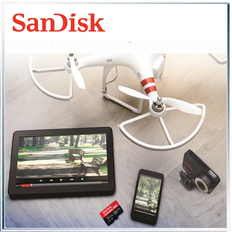 Оригинальная карта памяти Sandisk Extreme Pro UHS I A2 V30 новая TF micro SD для телефона дрона с