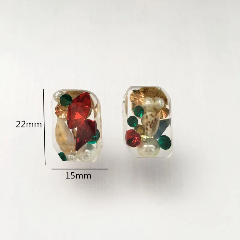 Серьги гвоздики UJBOX 2019 в японском и корейском стиле из акриловой смолы ацетата