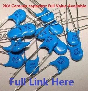 20 шт. керамический конденсатор 2KV 103 10NF 15P 22P 100P 101 P 120P 150P 220P 330P 470P 1nf 560 2.2nf 680 3.3nf 102 4.7nf