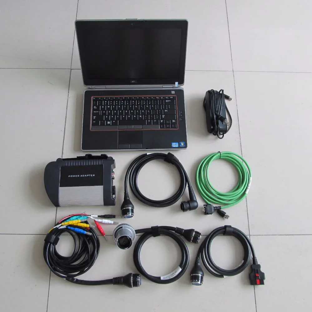 MB sd Подключение c4 mb star инструмент для диагностики и программирования + E6420 i5cpu