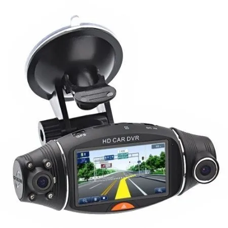 

Best Car DVR Camera 270 Degree 2.7" LCD IR Night Vision Dual Lens Dash DVR Car Auto Vehicle Camera Cam Video Recorder G-sensor