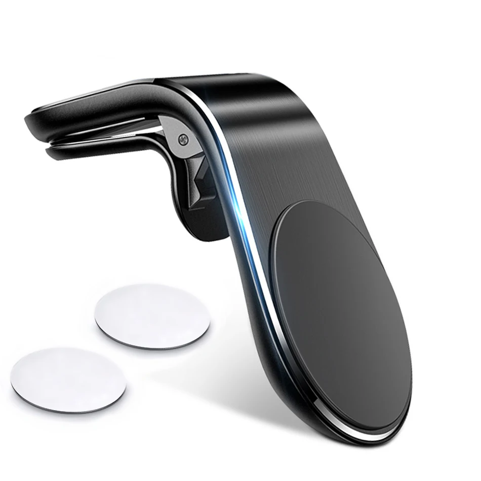 

Metal Magnetic Car Phone Holder for OnePlus 7 Mobile Phone Car Air Vent Magnet Mount Stand for iPhone Samsung Xiaomi Smartphone