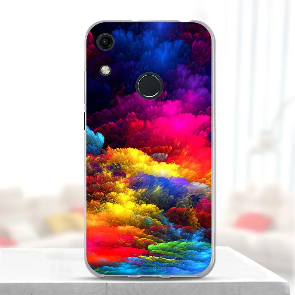 34 Чехол для huawei Honor 8A, чехол для телефона, чехол для Honor 8a, чехол Funda, Мягкий Силиконовый ТПУ 3d милый чехол для huawei Honor 8a, чехол Capa - Цвет: 34