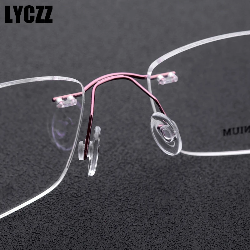 Lyczz выполненные Бизнес очки для близоруких каркасные мужские и женские TR90 ультра