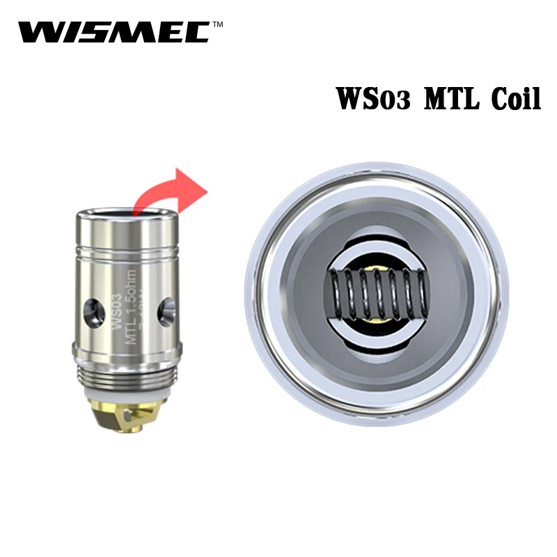 5 шт./лот оригинальные WS03 MTL 1.5ohm сменные катушки для AMOR NS Tank электронных сигарет CB 60