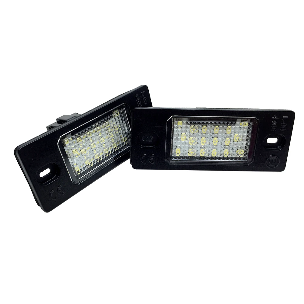 1 пара Canbus без ошибок белый 18SMD светодиодный номерной знак для VW Touareg Tiguan Golf 5 Passat B5 5D Touring