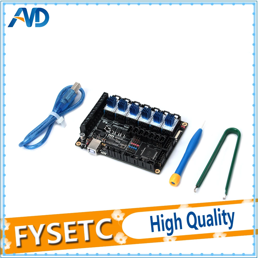 Плата все-в-одном для электроники FYSETC F6 V1.3 системная плата + 6 шт. TMC2130 V1.2