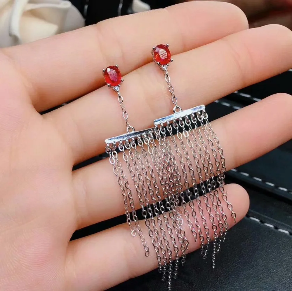 Женские серьги shilovem из натурального драгоценного камня новинка яркий голубь