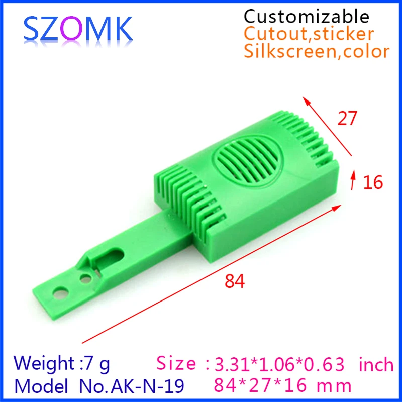 Пластиковая распределительная коробка szomk для датчика влажности (2 шт.) 84*27*16 мм