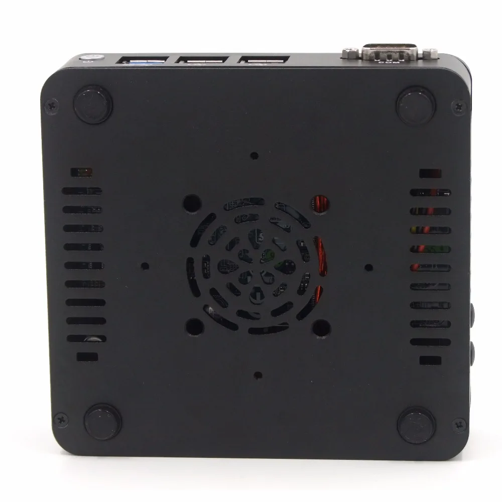 Hystou Мини ПК Windows 10 Intel NUC N3160 безвентиляторный блок компьютер 2 Lan HDMI 4 K HTPC tv КОРПУС Nano