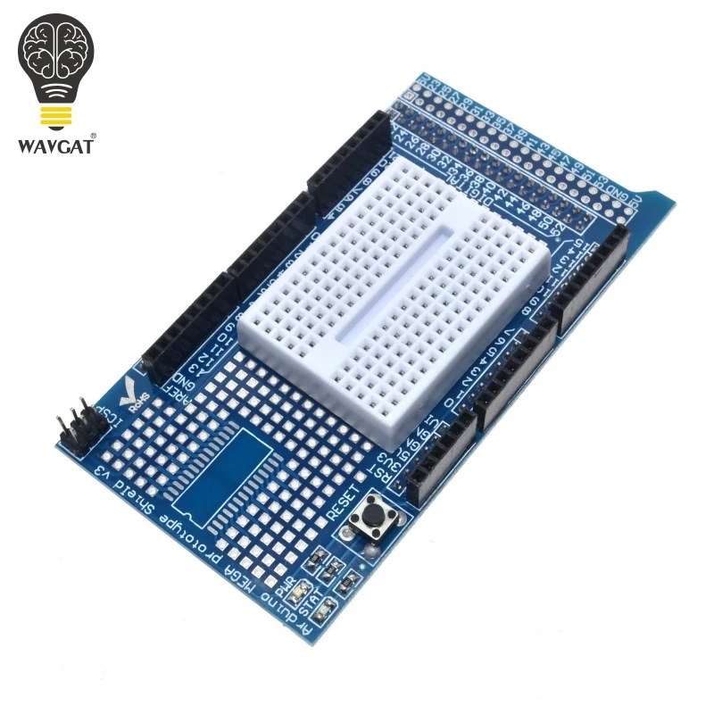 WAVGAT MEGA 2560 R3 Proto Прототип Щит V3.0 расширение макетная плата+ мини PCB Макет 170 точки связи для arduino DIY