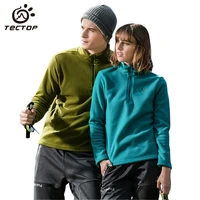 tectop new brand winter polar fleece hiking jackets men women warm windproof coat for trekking ski outdoor sport jacketam056