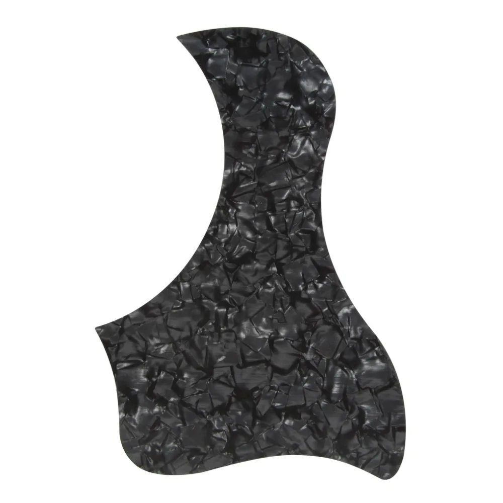 Новая форма птицы черный жемчужный целлулоид Акустическая гитара Защита от