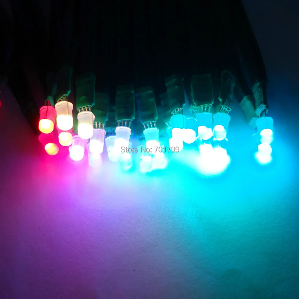 Не является водонепроницаемым 5-миллиметровым адресуемым полноцветным