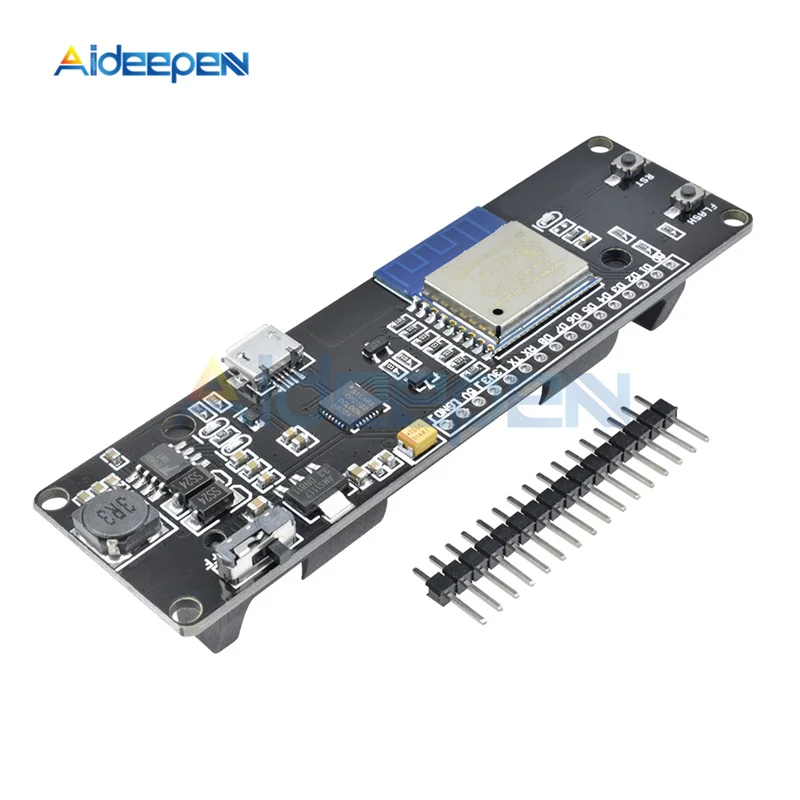 Для WeMos D1 ESP Wroom 02 Board Mini ESP8266 WiFi модуль с 18650 держателем зарядного аккумулятора