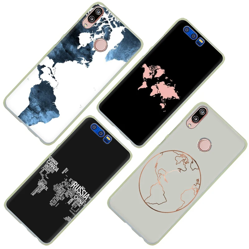 Дорожная карта мира Жесткий телефон чехол для Huawei P8 P9 P10 P20 P30 Lite Pro Mini P Smart