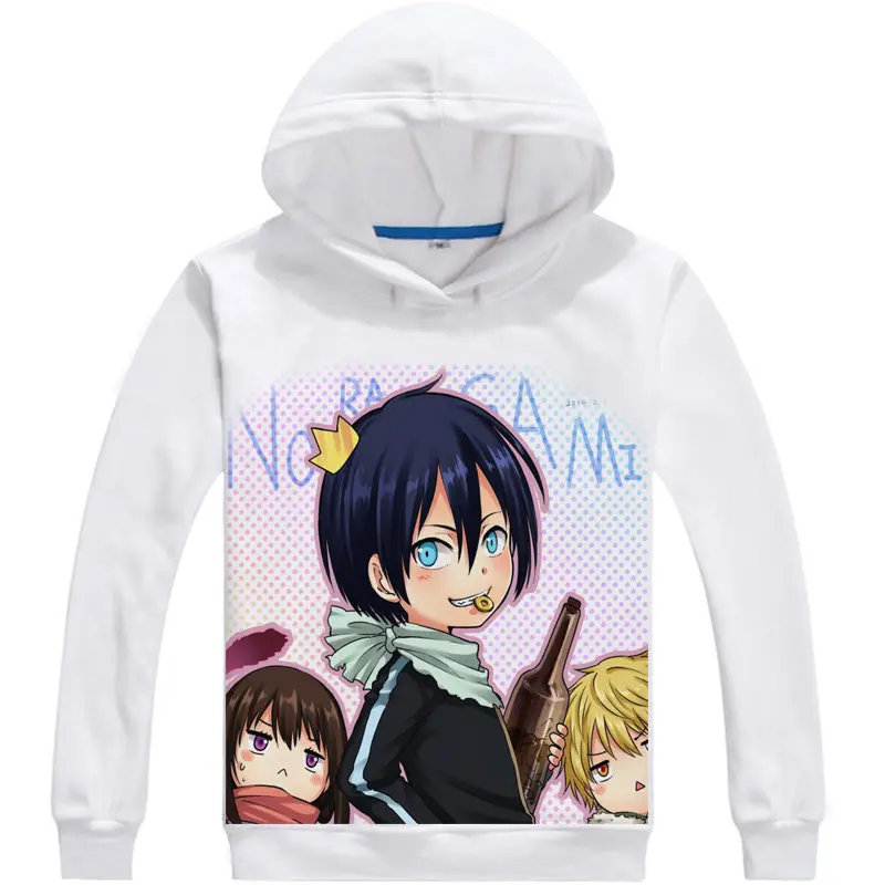 Толстовка Noragami Aragoto Stray God аниме юкин косплей белые толстовки милые свитшоты