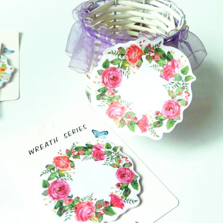 1 упак./лот Kawaii Flower Флора удобный письмо липкий блокнот для заметок сообщение